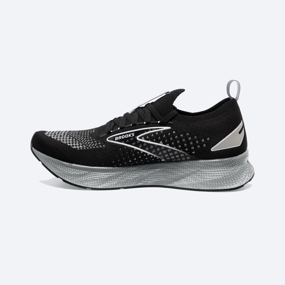 Zapatillas Running Brooks Levitate StealthFit 6 Hombre Negras/Gris | Ecuador-50937