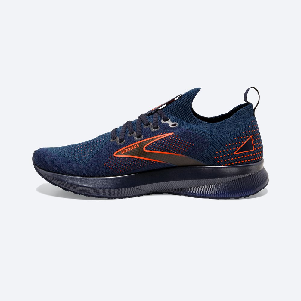 Zapatillas Running Brooks Levitate StealthFit 5 Hombre Azul Marino/Marrones | Ecuador-79413