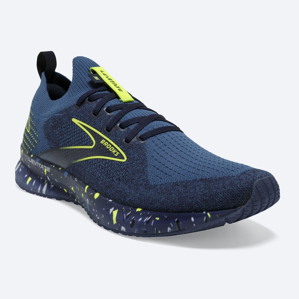 Zapatillas Running Brooks Levitate StealthFit 5 Hombre Azules Oscuro/Azul Marino | Ecuador-98714