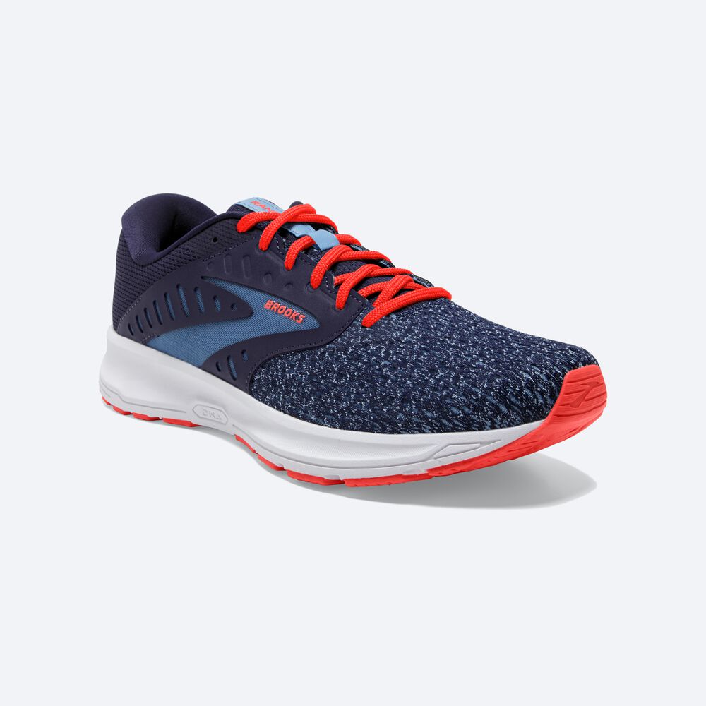 Zapatillas Running Brooks Range 2 Mujer Azul Marino/Azules/Coral | Ecuador-20357