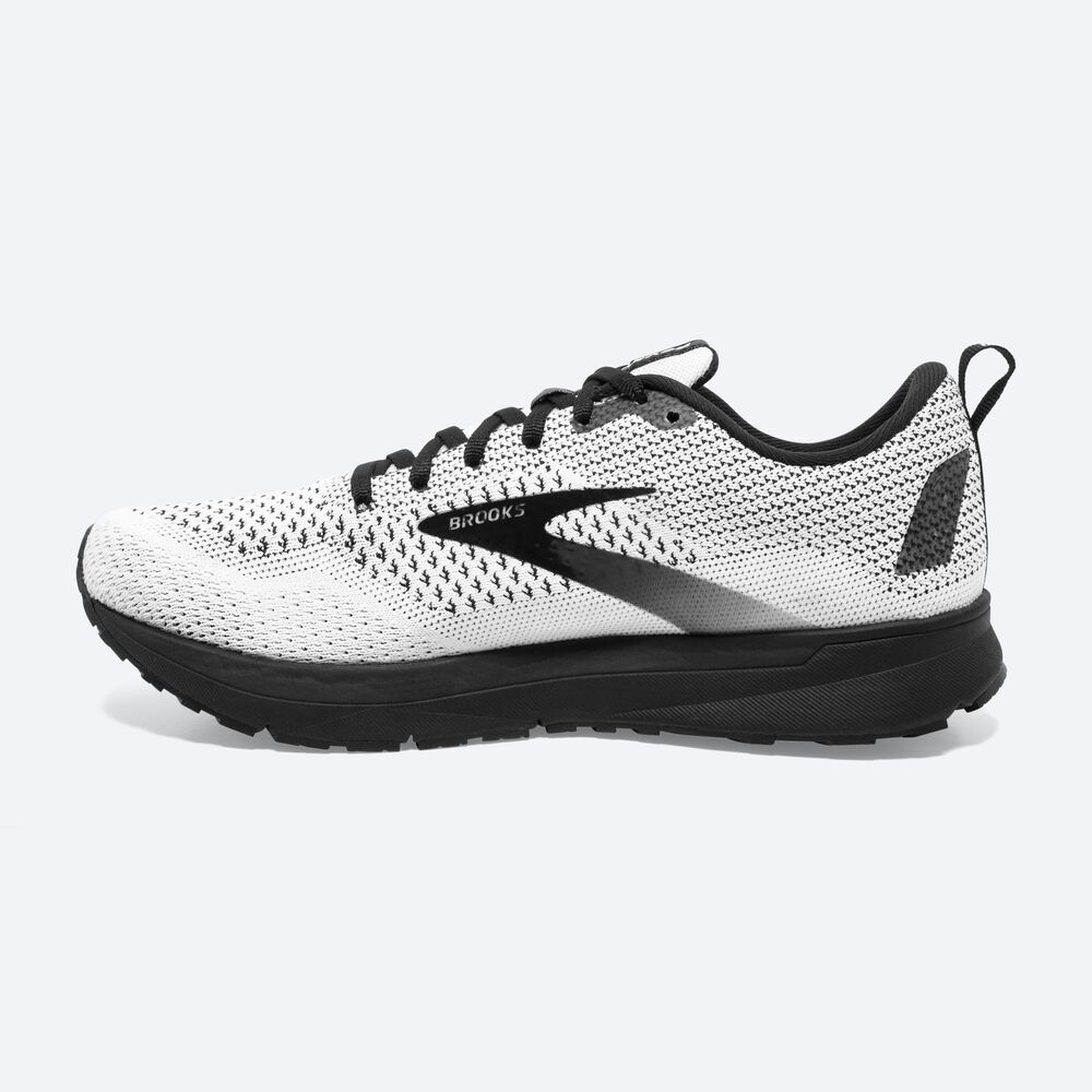 Zapatillas Running Brooks Revel 4 Mujer Blancas/Negras | Ecuador-58367