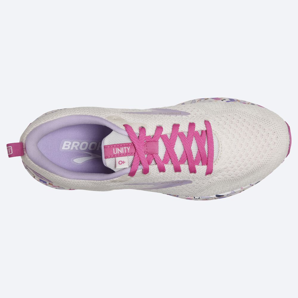 Zapatillas Running Brooks Revel 4 Mujer Blancas/Rosas | Ecuador-73861