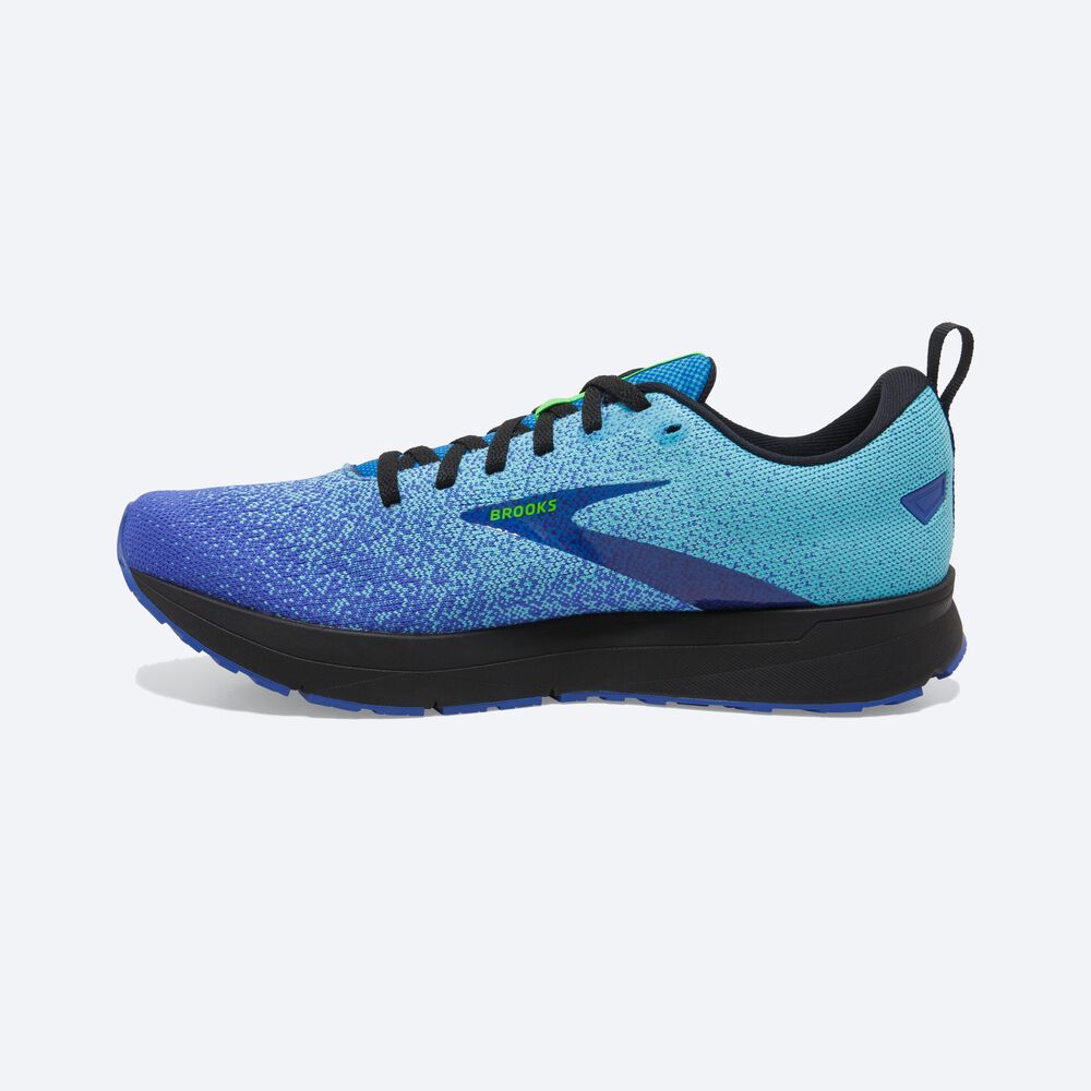 Zapatillas Running Brooks Revel 5 Hombre Azules/Azules | Ecuador-24310