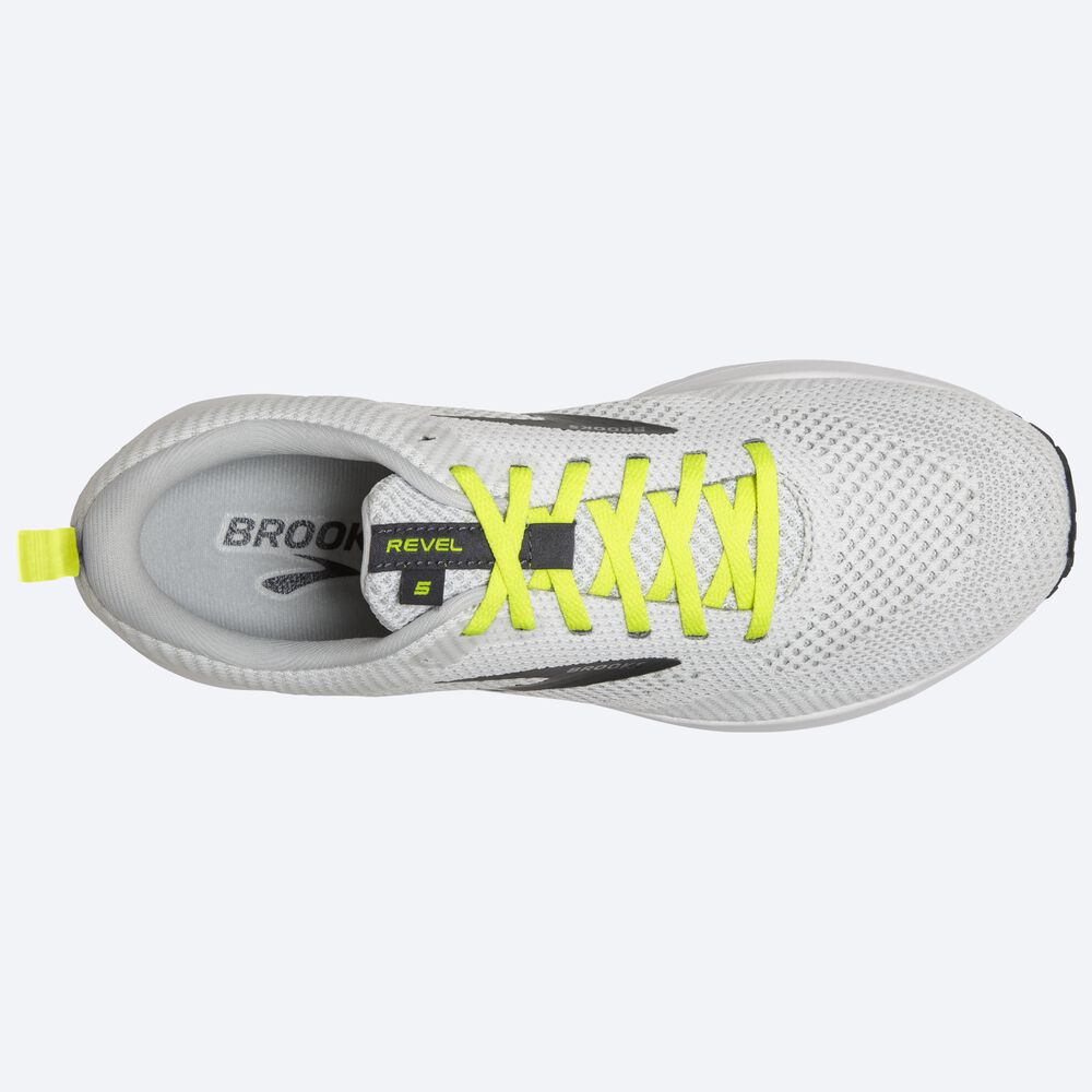 Zapatillas Running Brooks Revel 5 Hombre Blancas | Ecuador-41670