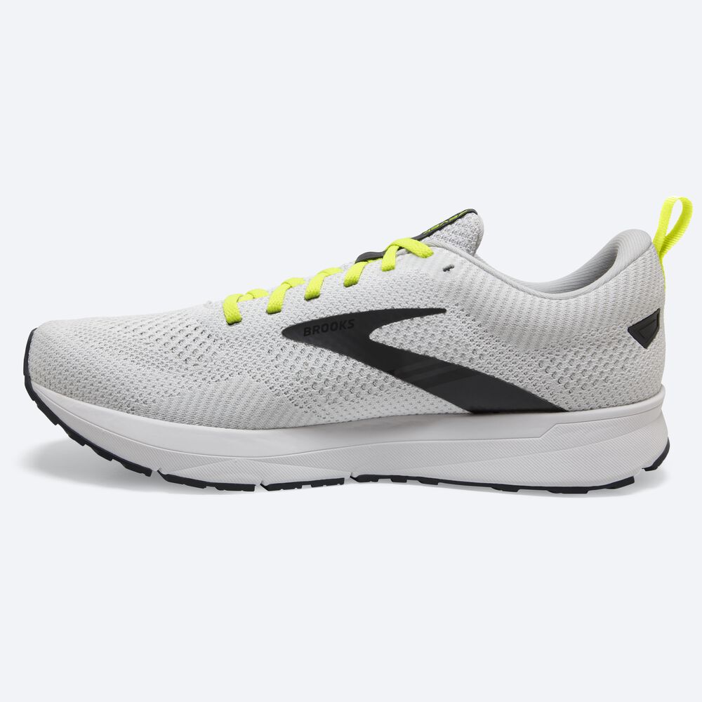 Zapatillas Running Brooks Revel 5 Hombre Blancas | Ecuador-41670