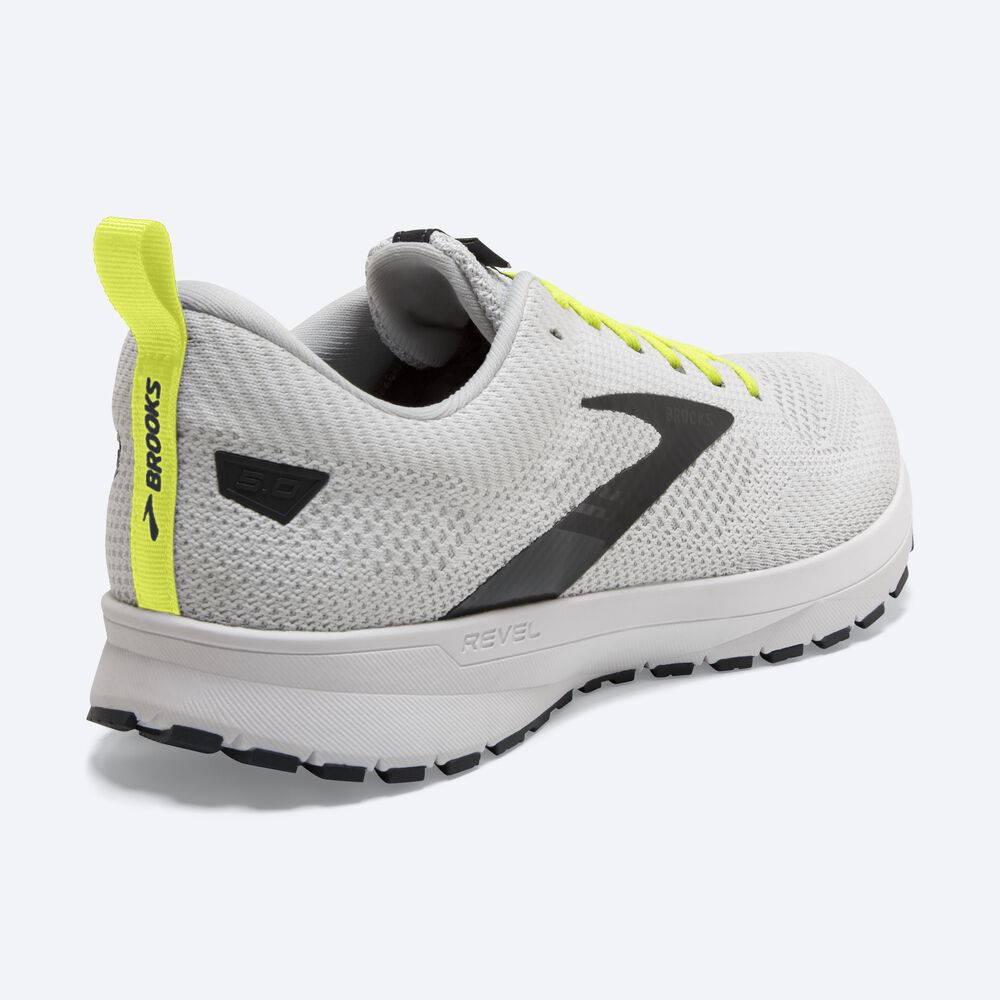 Zapatillas Running Brooks Revel 5 Hombre Blancas | Ecuador-41670