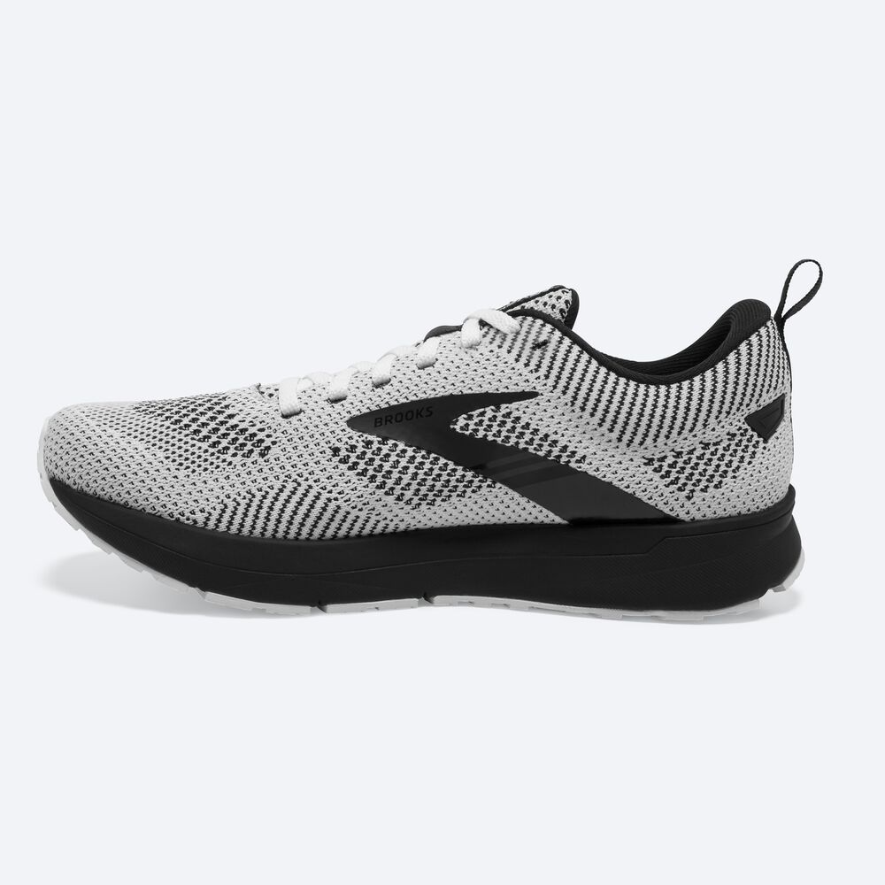 Zapatillas Running Brooks Revel 5 Mujer Blancas/Negras | Ecuador-02384