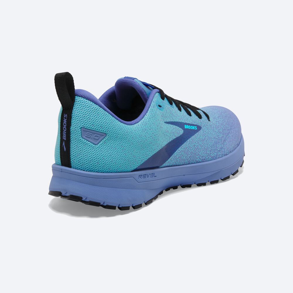 Zapatillas Running Brooks Revel 5 Mujer Azules | Ecuador-57860