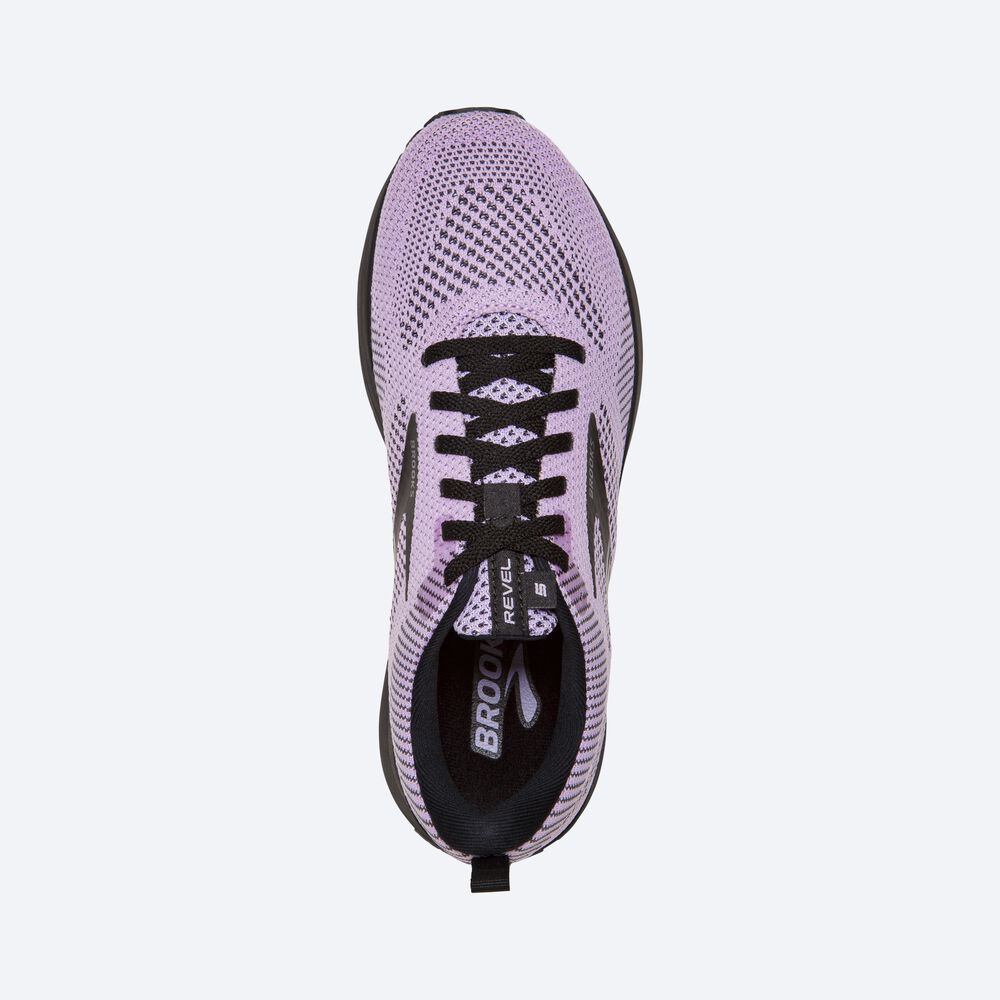 Zapatillas Running Brooks Revel 5 Mujer Rosas/Negras | Ecuador-87256