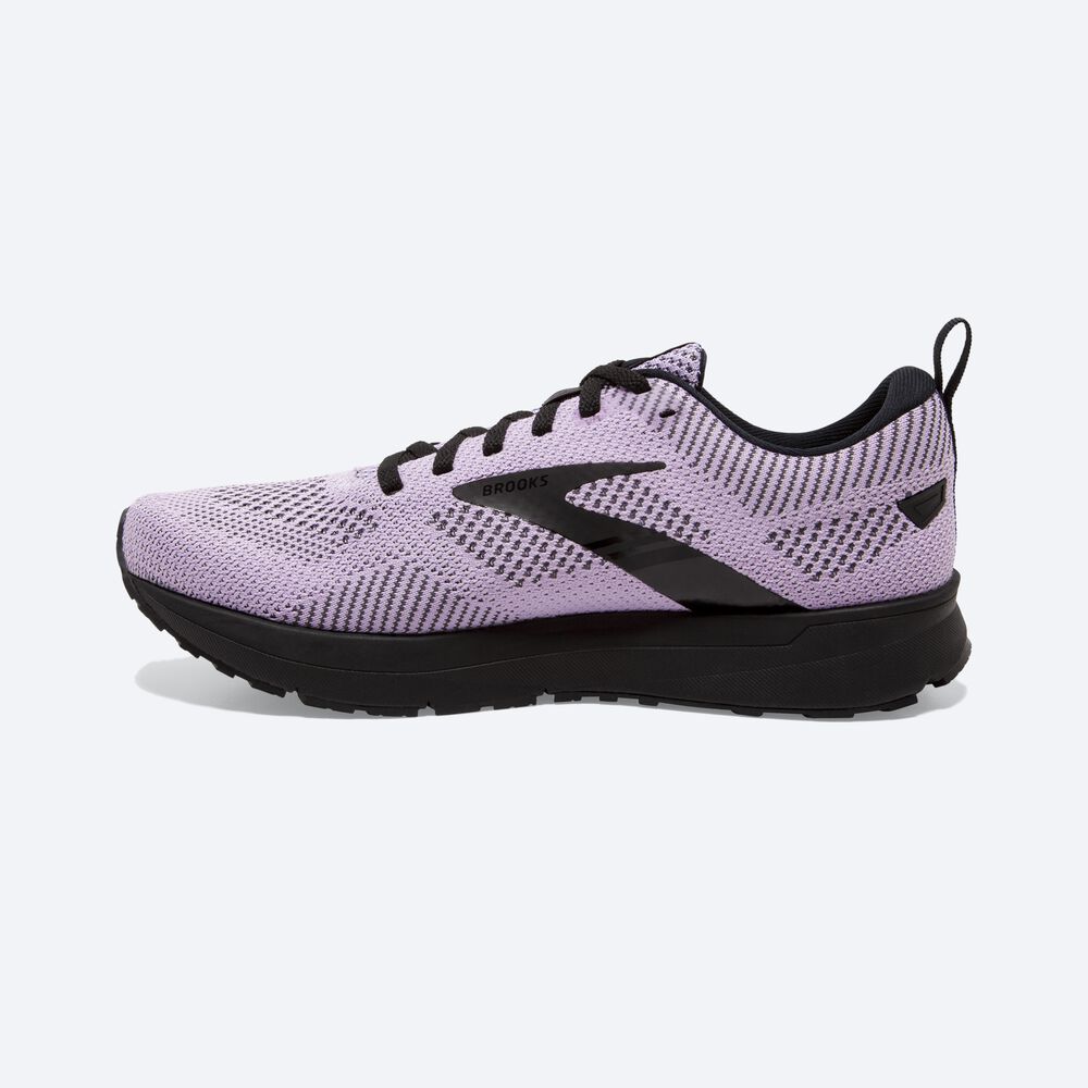 Zapatillas Running Brooks Revel 5 Mujer Rosas/Negras | Ecuador-87256