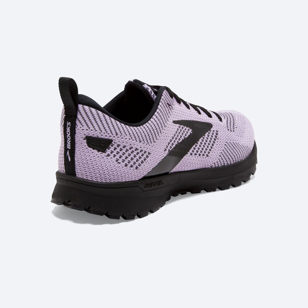 Zapatillas Running Brooks Revel 5 Mujer Rosas/Negras | Ecuador-87256