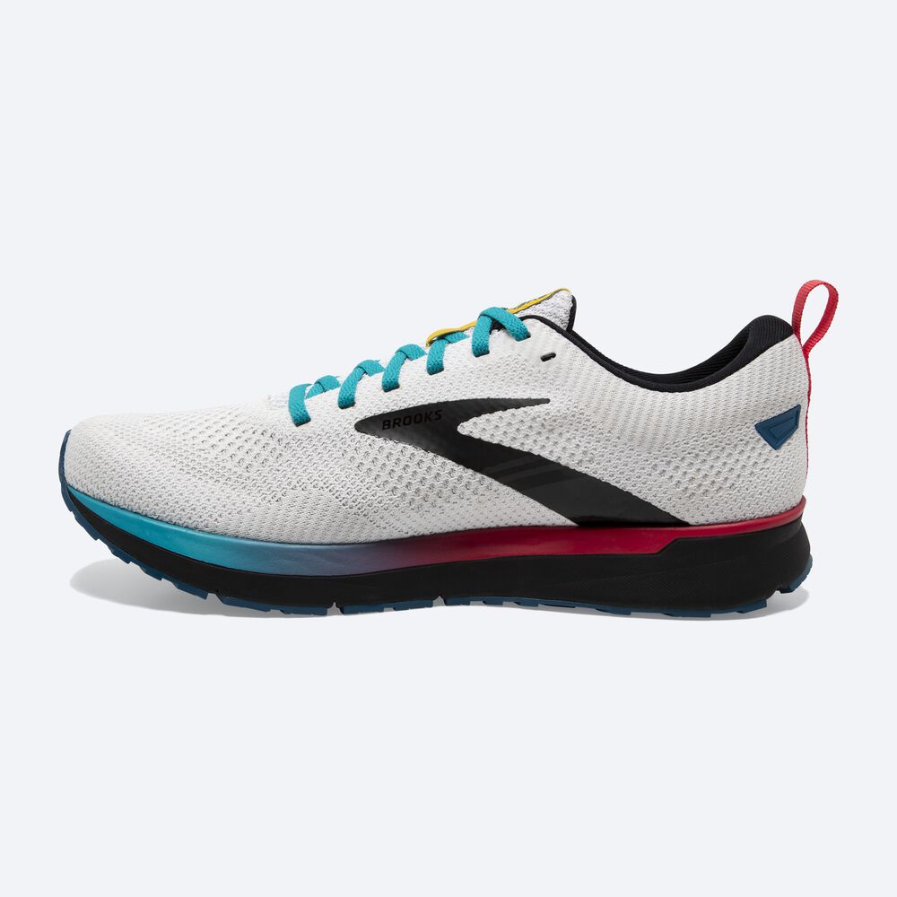 Zapatillas Running Brooks Revel 5 Mujer Blancas/Negras/Azules | Ecuador-92046