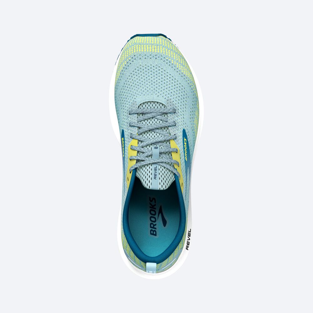 Zapatillas Running Brooks Revel 6 Hombre Azules Claro | Ecuador-47105