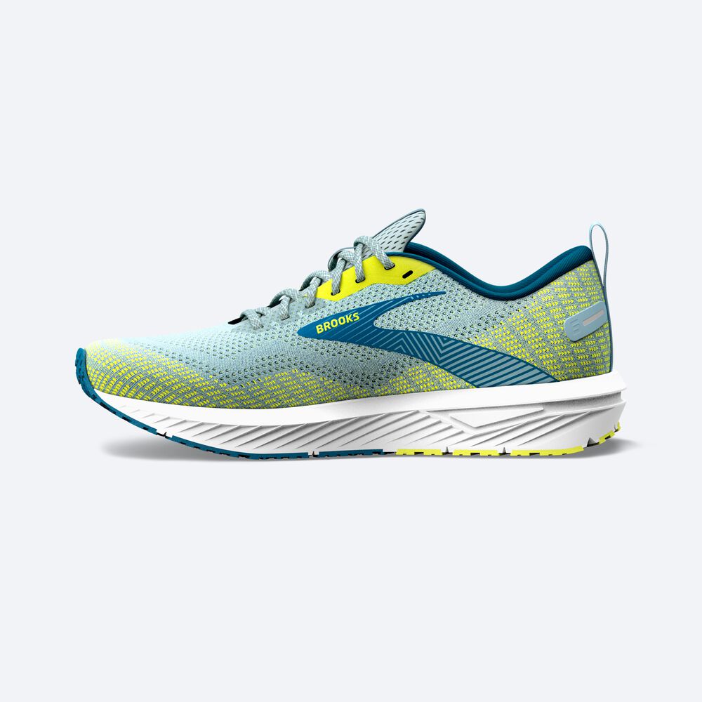 Zapatillas Running Brooks Revel 6 Hombre Azules Claro | Ecuador-47105