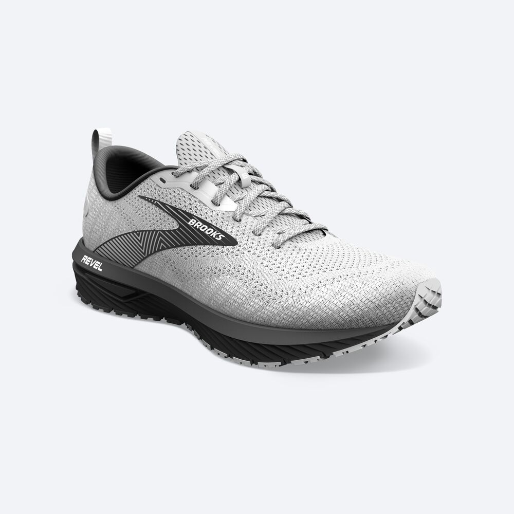 Zapatillas Running Brooks Revel 6 Hombre Gris | Ecuador-52176