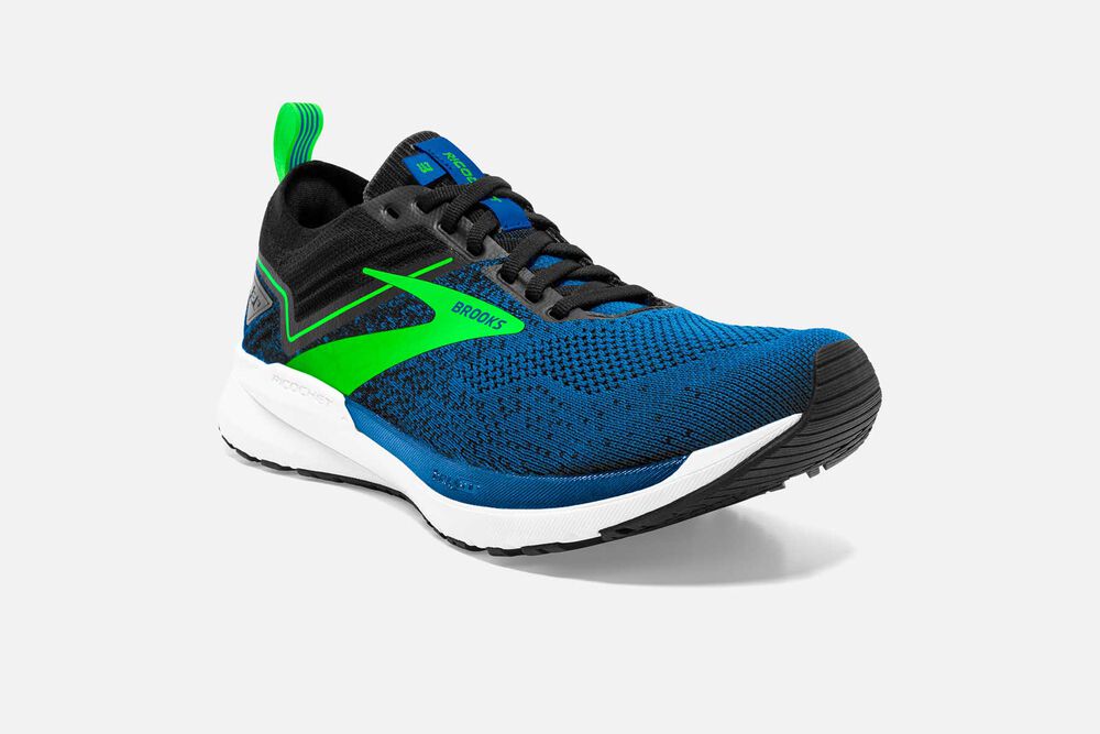 Zapatillas Running Brooks Ricochet 3 Hombre Azules/Verde | Ecuador-35819