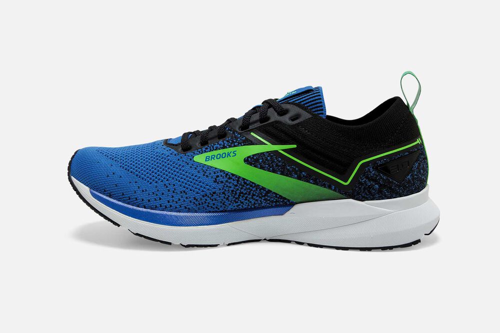 Zapatillas Running Brooks Ricochet 3 Hombre Azules/Verde | Ecuador-35819