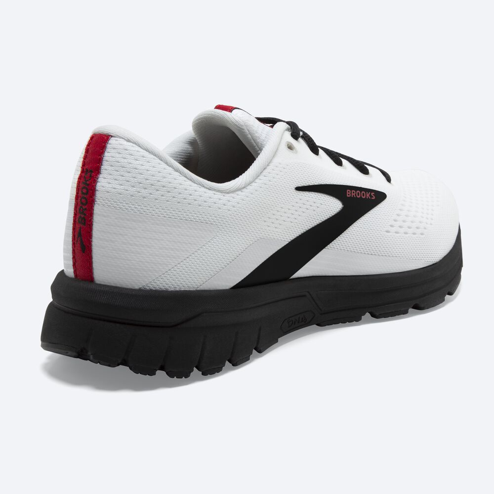 Zapatillas Running Brooks Signal 3 Hombre Blancas/Negras/Rojas | Ecuador-20965