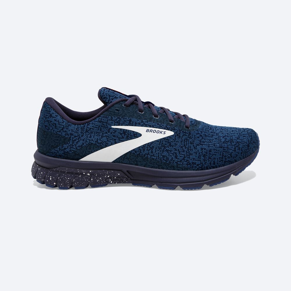 Zapatillas Running Brooks Signal 3 Hombre Azul Marino/Naranjas/Blancas | Ecuador-60859