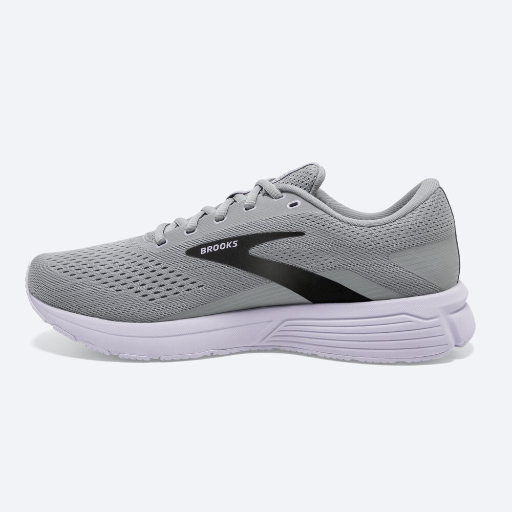 Zapatillas Running Brooks Signal 3 Mujer Gris/Lavanda Azules/Metal Negras | Ecuador-65801