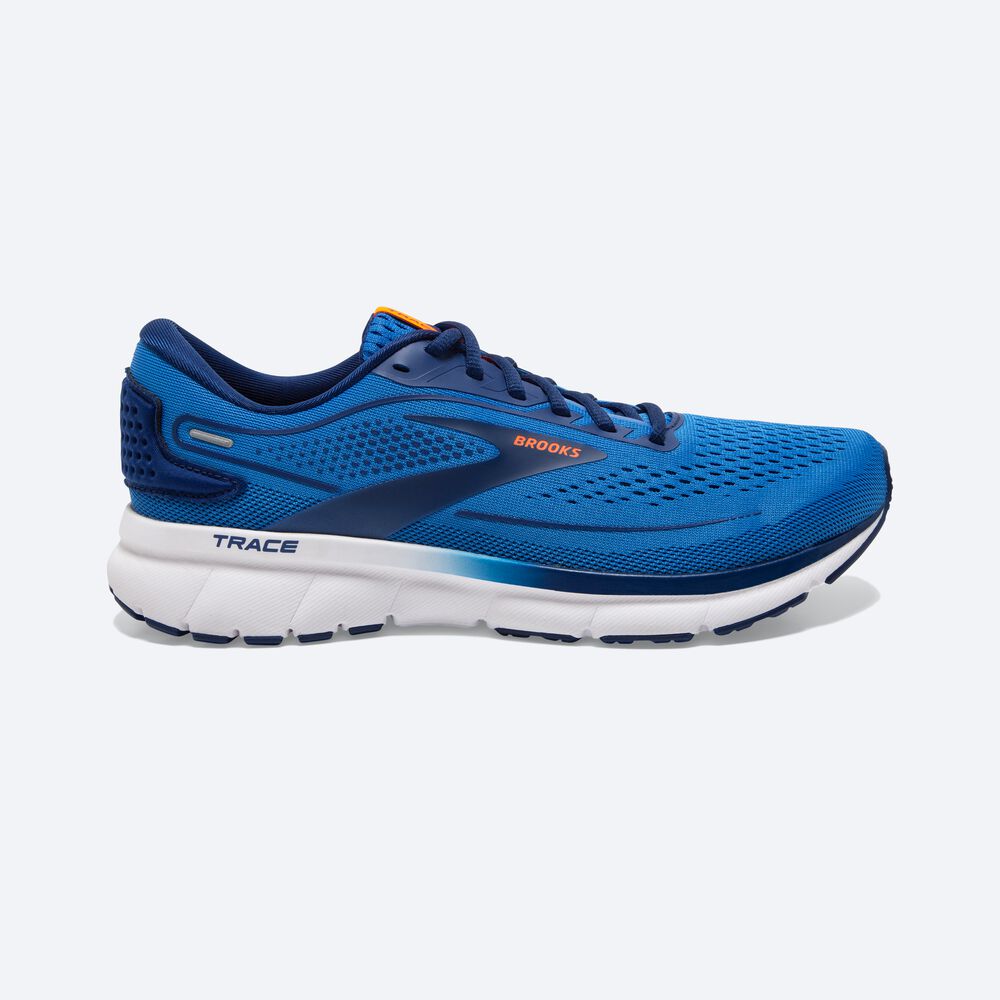 Zapatillas Running Brooks Trace 2 Hombre Azules/Azules/Naranjas | Ecuador-10847