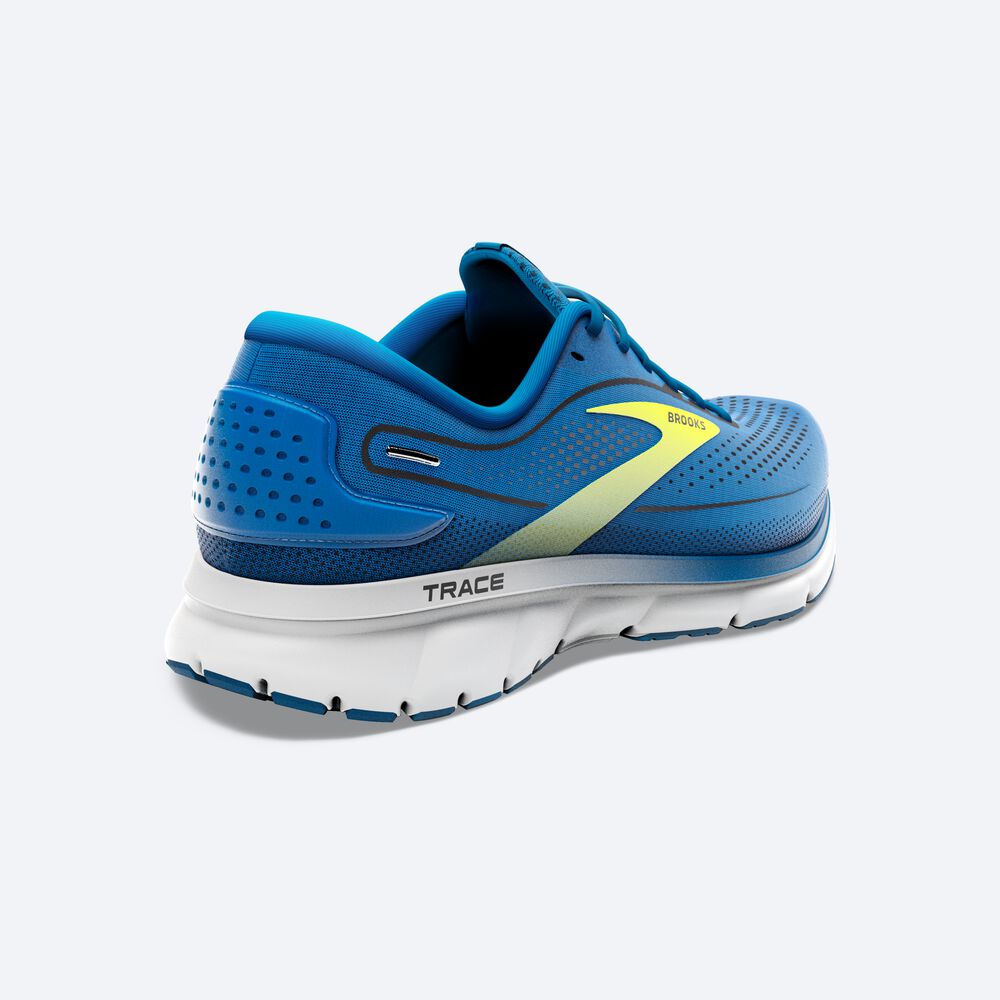 Zapatillas Running Brooks Trace 2 Hombre Azules/Blancas | Ecuador-16328