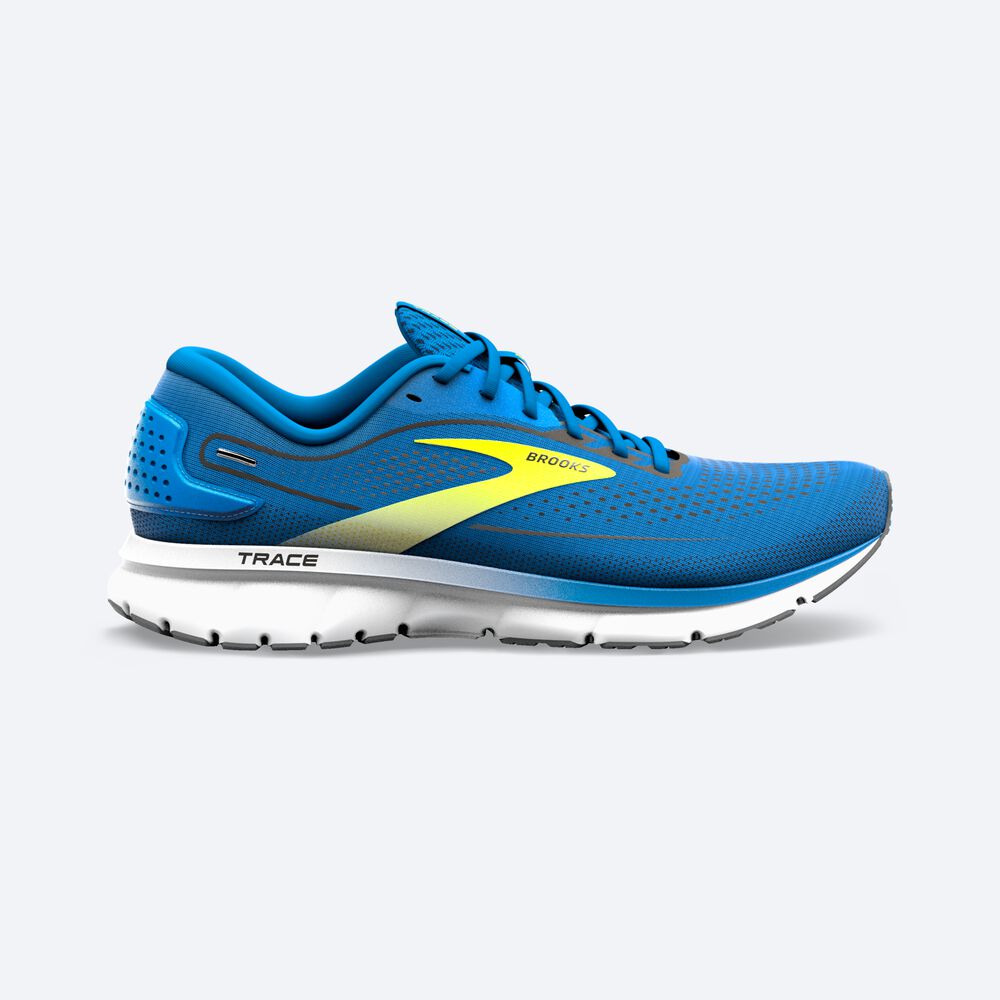 Zapatillas Running Brooks Trace 2 Hombre Azules/Blancas | Ecuador-16328