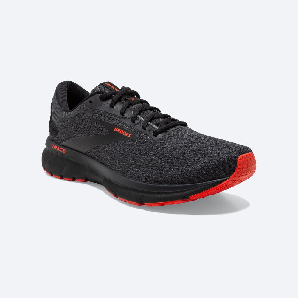 Zapatillas Running Brooks Trace 2 Hombre Negras/Rosas | Ecuador-17983