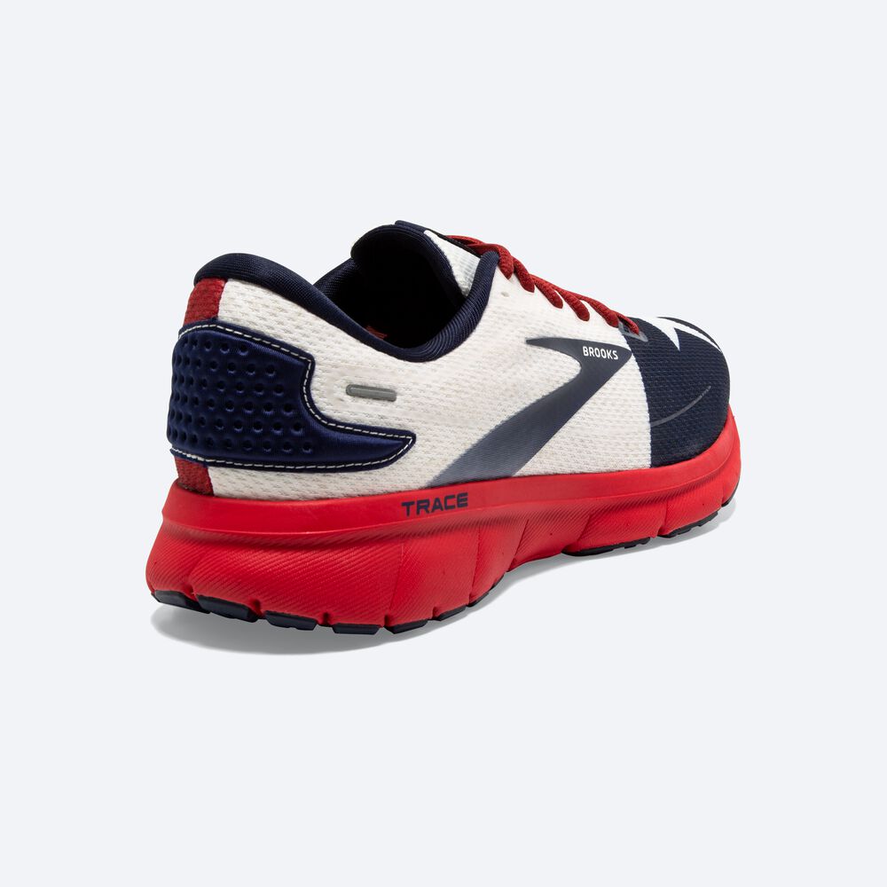 Zapatillas Running Brooks Trace 2 Hombre Rojas/Blancas/Azul Marino | Ecuador-78126