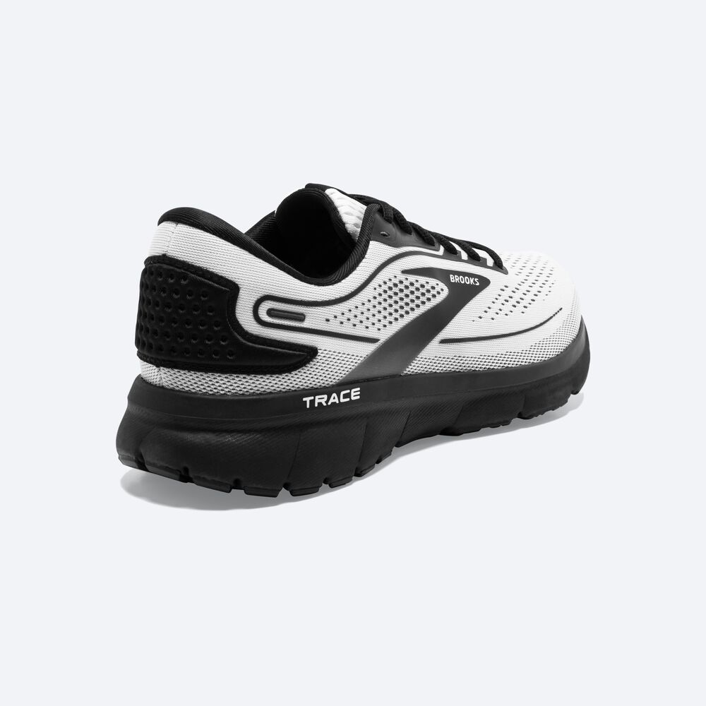 Zapatillas Running Brooks Trace 2 Hombre Blancas/Negras | Ecuador-78269