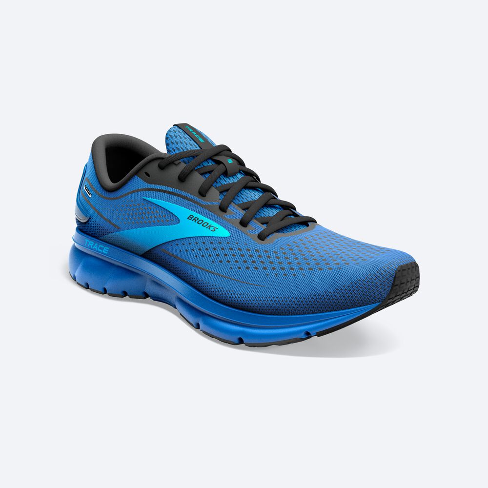 Zapatillas Running Brooks Trace 2 Hombre Azules/Azules/Negras | Ecuador-85390