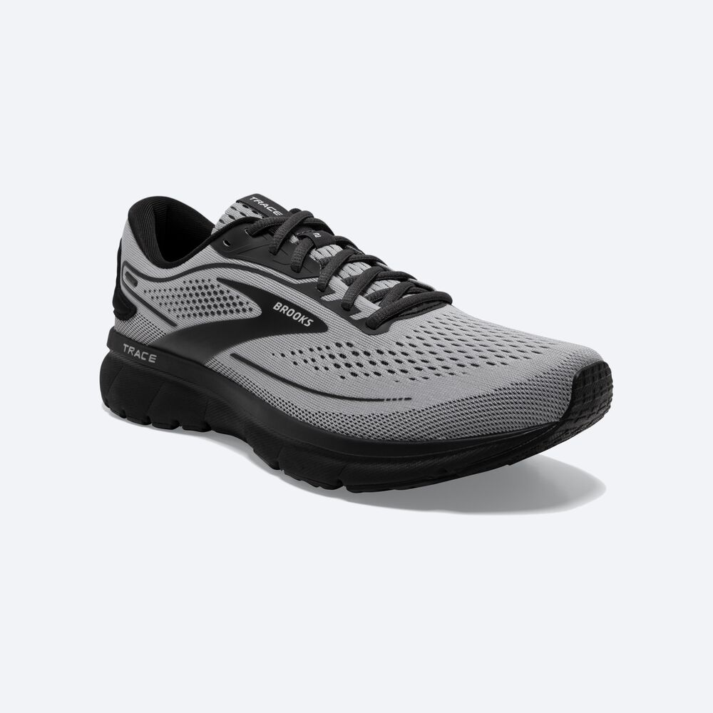 Zapatillas Running Brooks Trace 2 Hombre Gris/Negras | Ecuador-94236