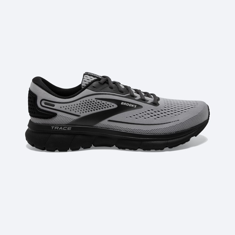 Zapatillas Running Brooks Trace 2 Hombre Gris/Negras | Ecuador-94236