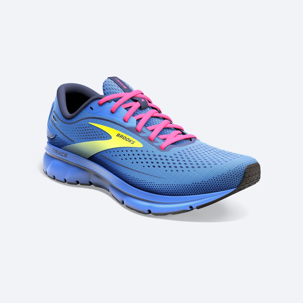 Zapatillas Running Brooks Trace 2 Mujer Azules/Rosas | Ecuador-12580