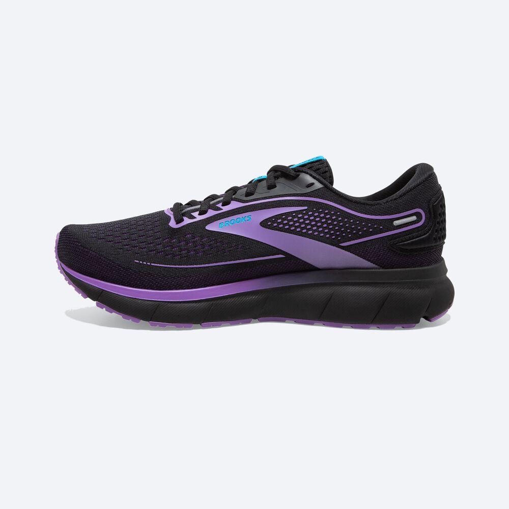 Zapatillas Running Brooks Trace 2 Mujer Negras/Flores | Ecuador-24691