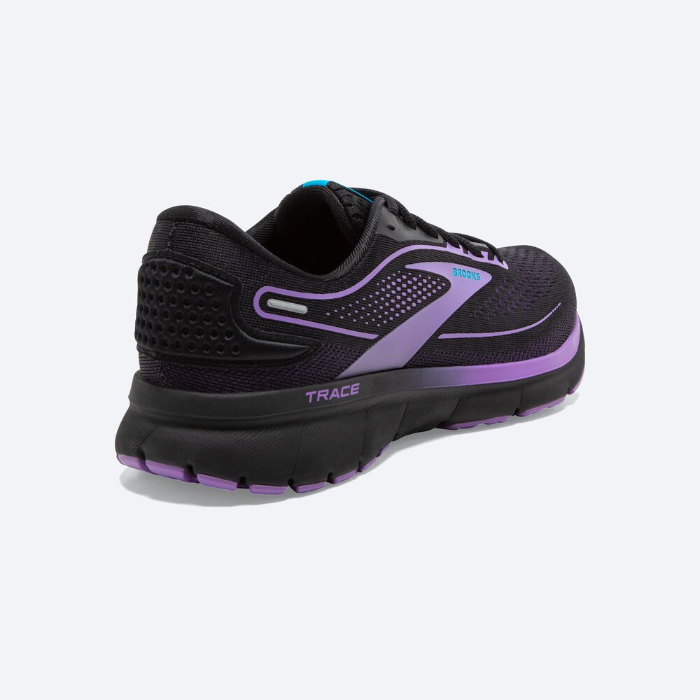 Zapatillas Running Brooks Trace 2 Mujer Negras/Flores | Ecuador-24691