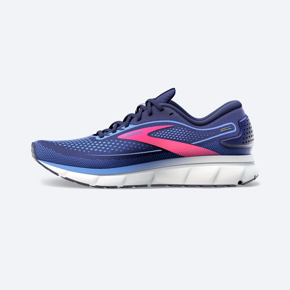 Zapatillas Running Brooks Trace 2 Mujer Azul Marino/Azules/Rosas | Ecuador-30167