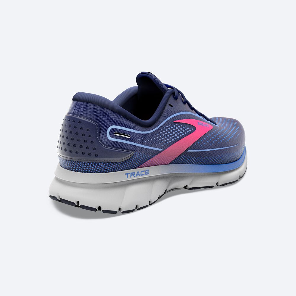 Zapatillas Running Brooks Trace 2 Mujer Azul Marino/Azules/Rosas | Ecuador-30167