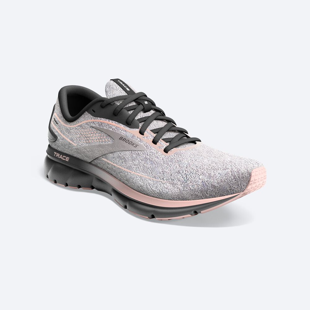 Zapatillas Running Brooks Trace 2 Mujer Gris/Negras | Ecuador-41253