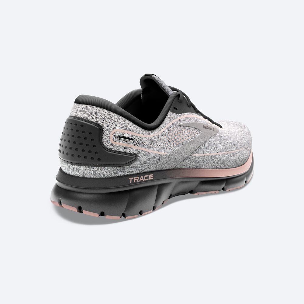 Zapatillas Running Brooks Trace 2 Mujer Gris/Negras | Ecuador-41253