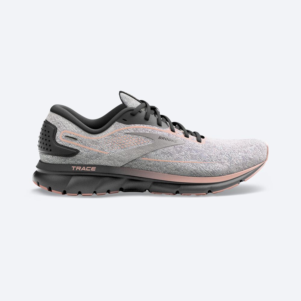 Zapatillas Running Brooks Trace 2 Mujer Gris/Negras | Ecuador-41253