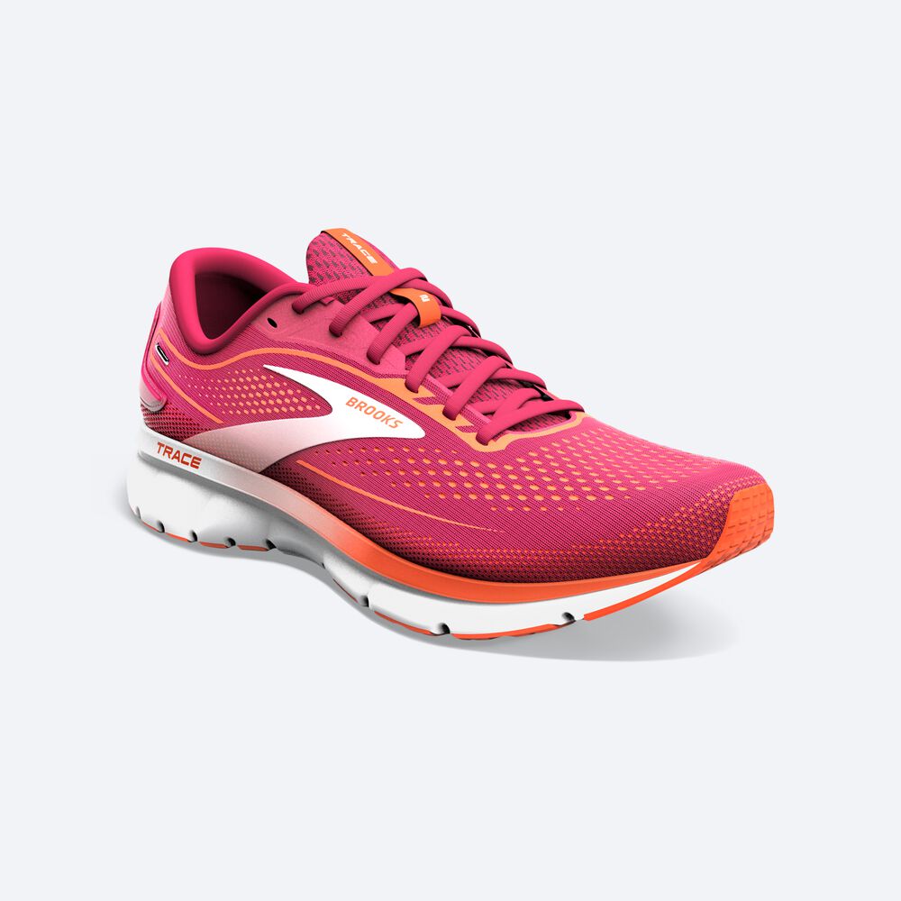 Zapatillas Running Brooks Trace 2 Mujer Rojas/Rosas | Ecuador-58719