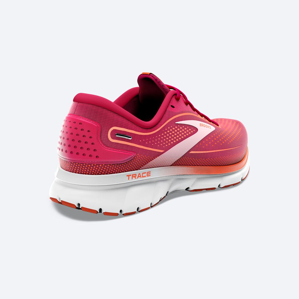 Zapatillas Running Brooks Trace 2 Mujer Rojas/Rosas | Ecuador-58719