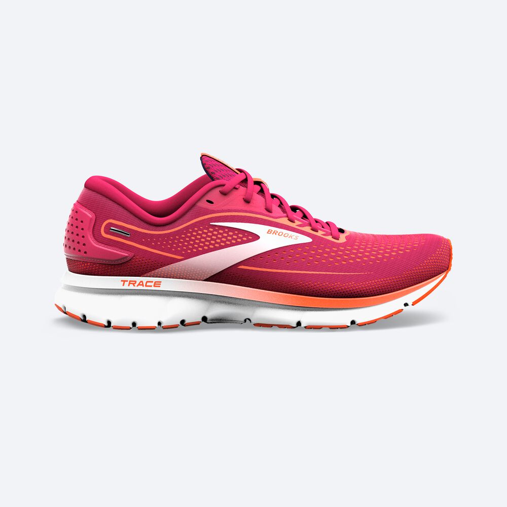 Zapatillas Running Brooks Trace 2 Mujer Rojas/Rosas | Ecuador-58719