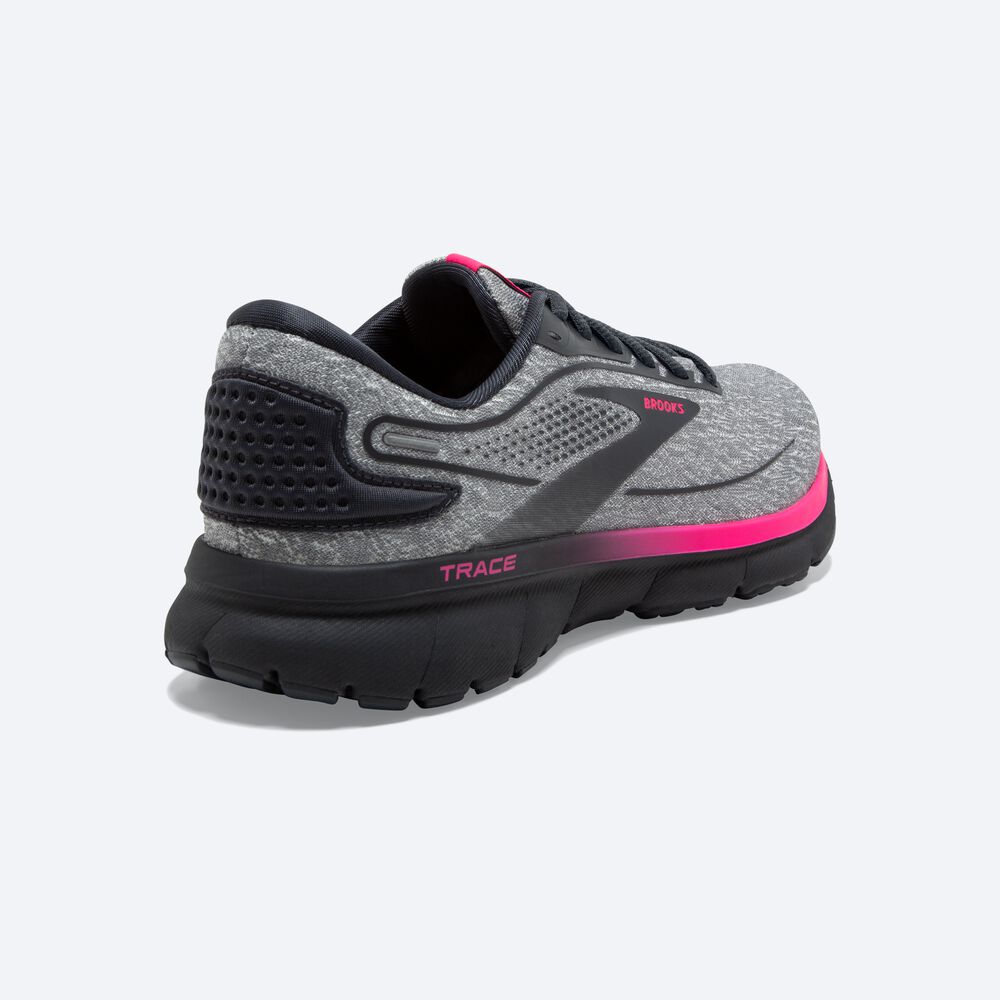 Zapatillas Running Brooks Trace 2 Mujer Gris/Rosas | Ecuador-62031