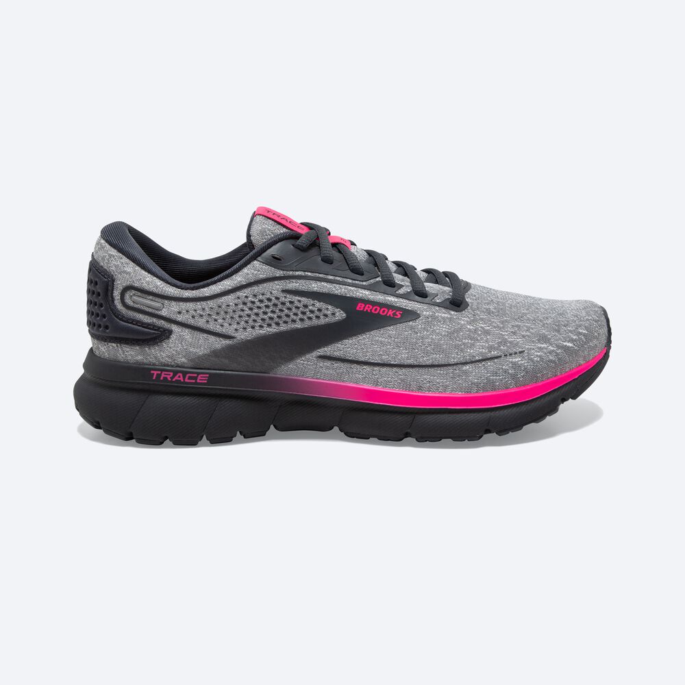 Zapatillas Running Brooks Trace 2 Mujer Gris/Rosas | Ecuador-62031