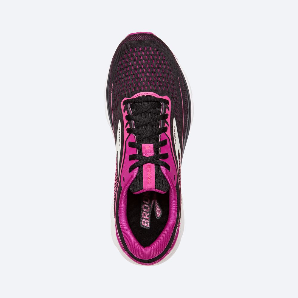 Zapatillas Running Brooks Trace 2 Mujer Negras/Fucsia/Rosas | Ecuador-72934