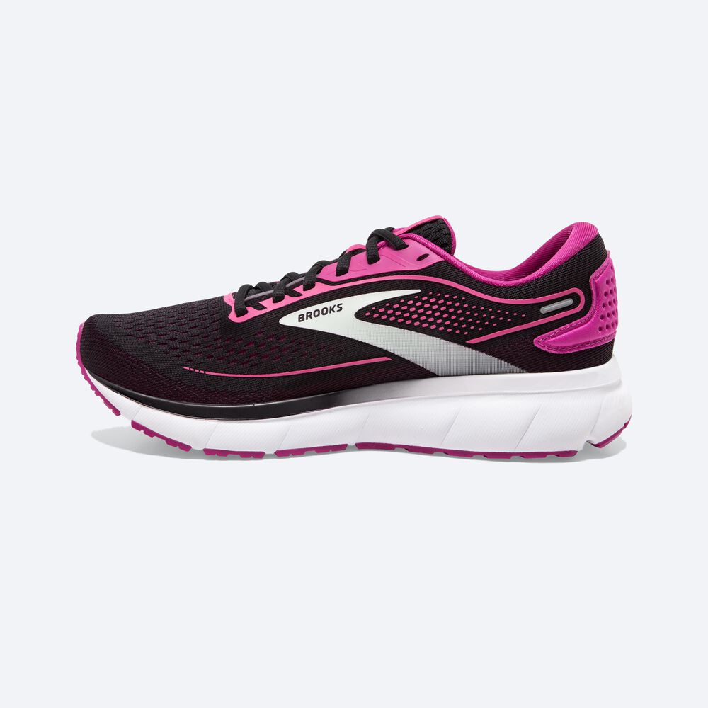 Zapatillas Running Brooks Trace 2 Mujer Negras/Fucsia/Rosas | Ecuador-72934