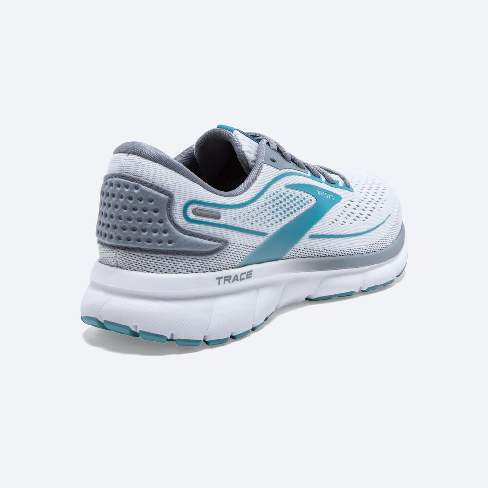 Zapatillas Running Brooks Trace 2 Mujer Blancas/Gris | Ecuador-93526