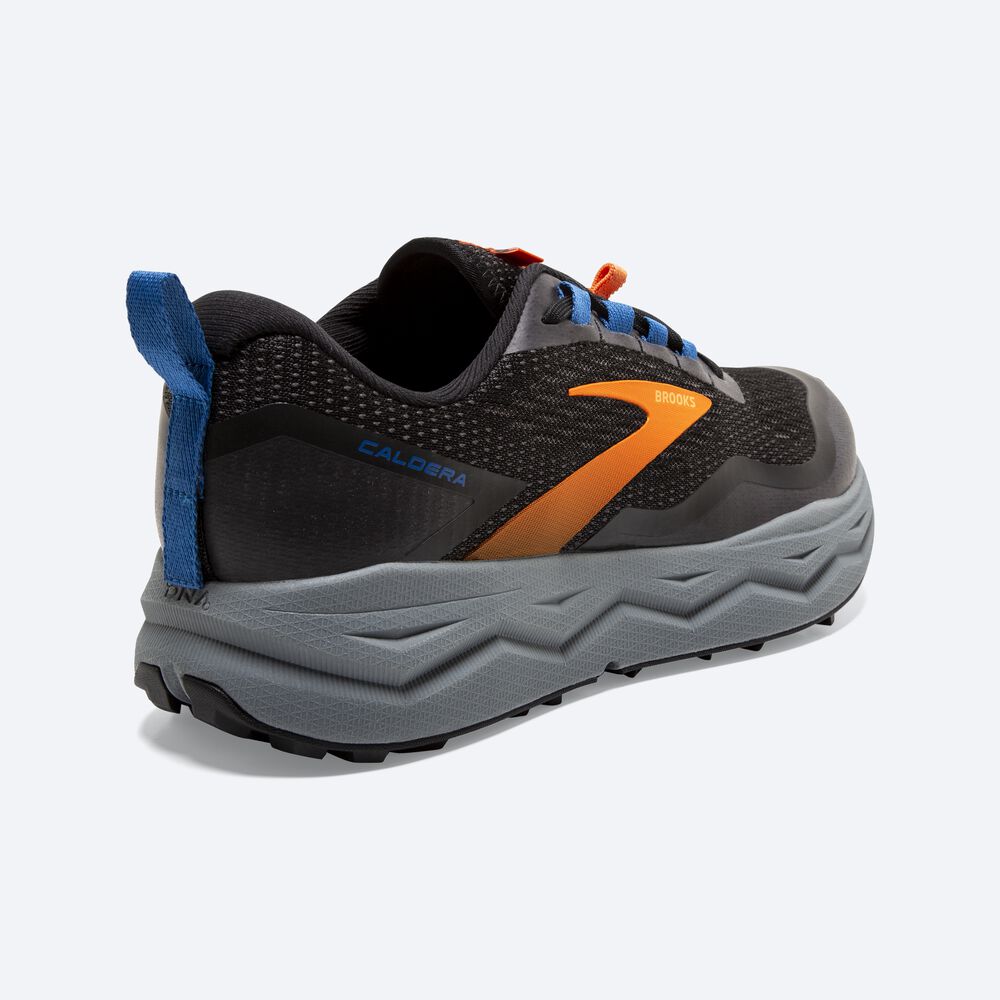 Zapatillas Trail Brooks Caldera 5 Hombre Negras/Naranjas/Azules | Ecuador-38406